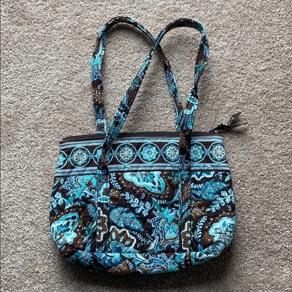 Vera Bradley java blue purse - Picture 3 of 4